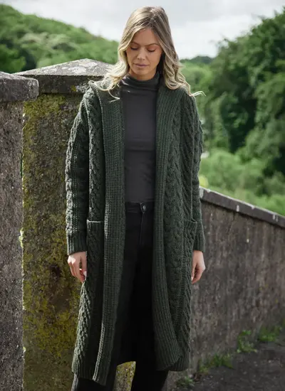 Aoife Long Hooded Coatigan 